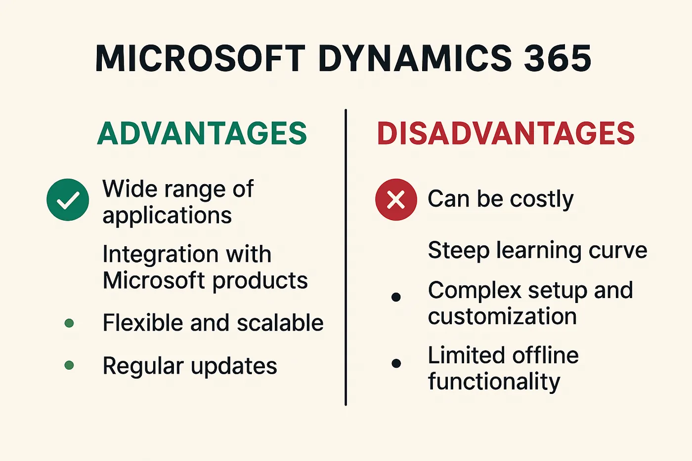 Microsoft Dynamics 365 Advantages and Disadvantages: Benefits, Challenges, and Business Impact