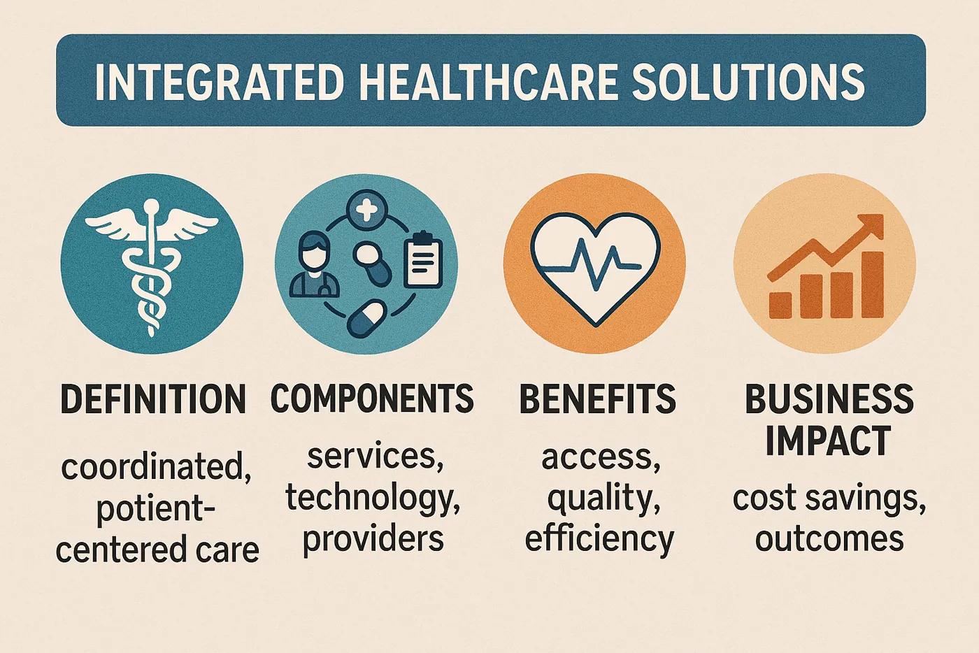 Integrated Healthcare Solutions: Definition, Components, Benefits, and Business Impact