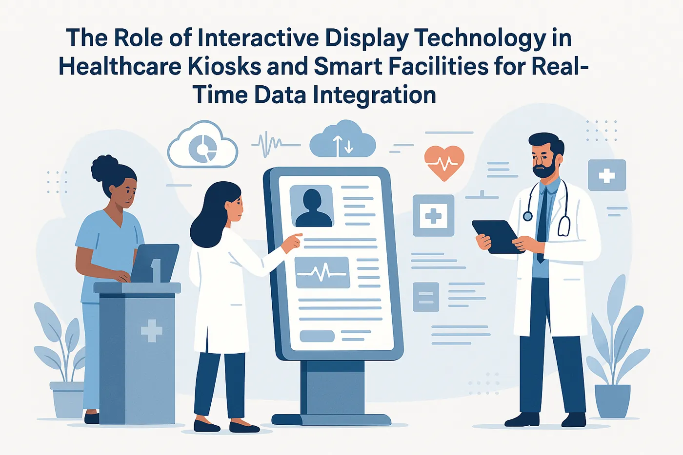 The Role of Interactive Display Technology in Healthcare Kiosks and Smart Facilities for Real-Time Data Integration