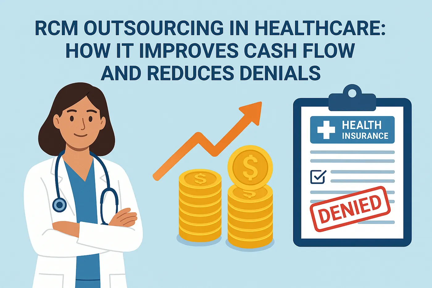 Healthcare RCM Outsourcing: How It Improves Cash Flow and Reduces Denials