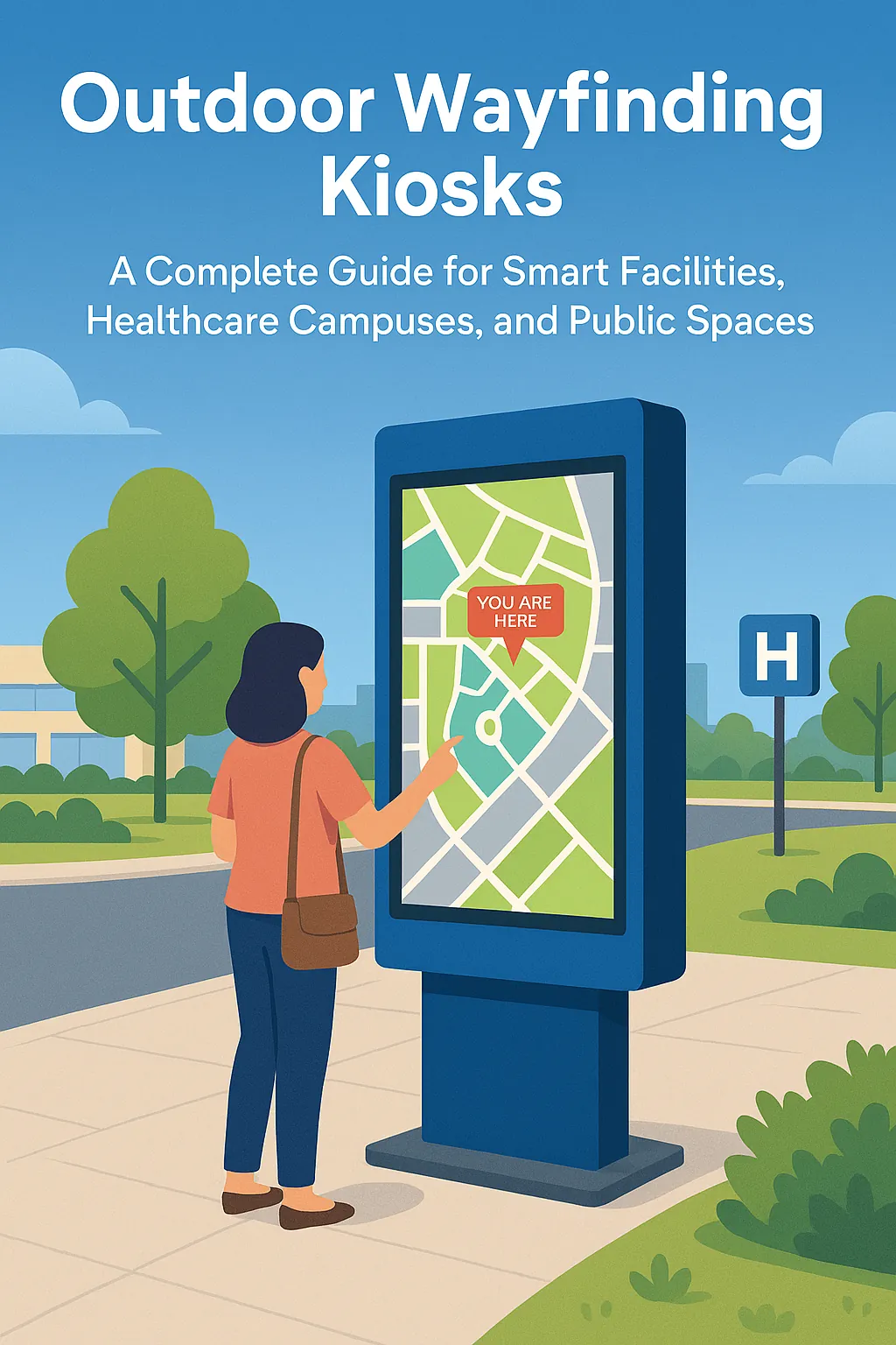 Outdoor Wayfinding Kiosks: A Complete Guide for Smart Facilities, Healthcare Campuses, and Public Spaces