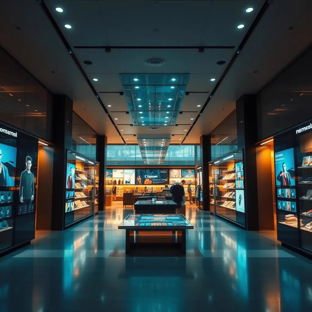 Modern omnichannel retail store